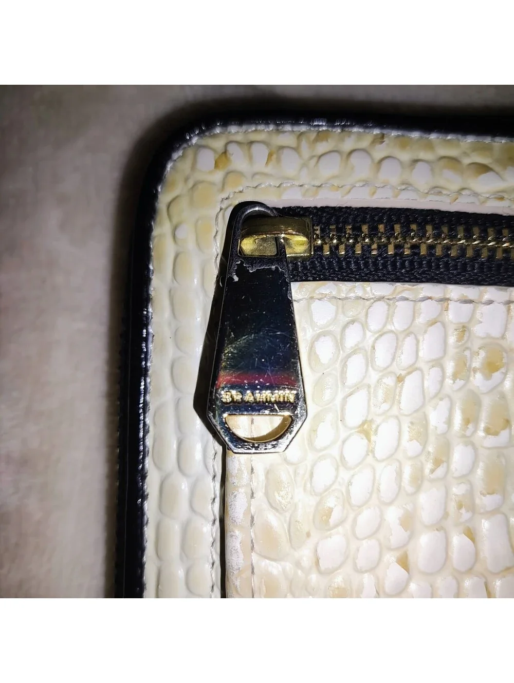 Brahmin Magnolia Black and Ivory 